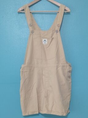Beige Short Overalls - Salty Shreds